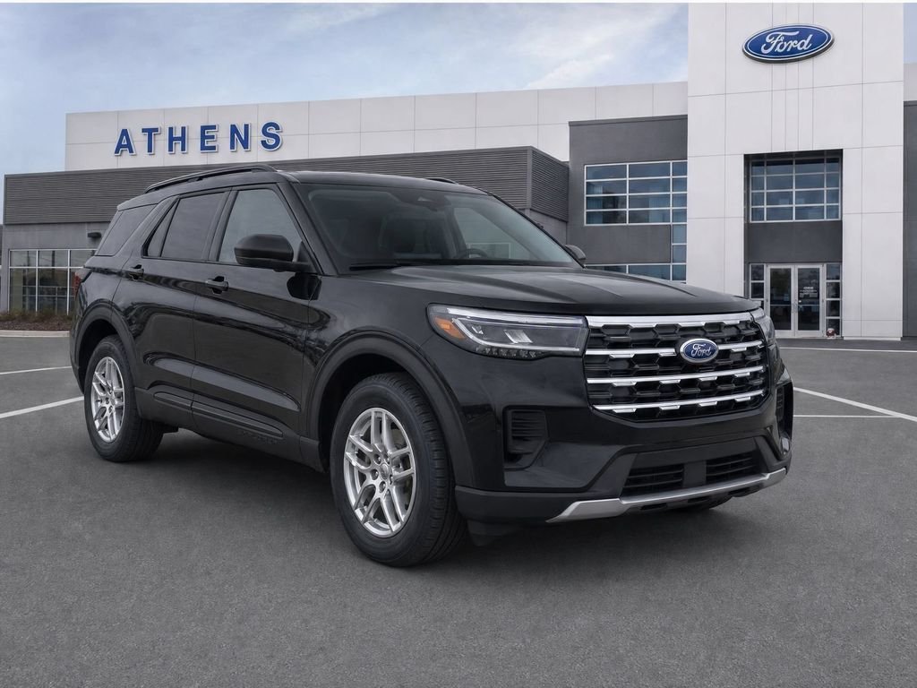 New 2026 Agate Black Metallic Ford Active image 1