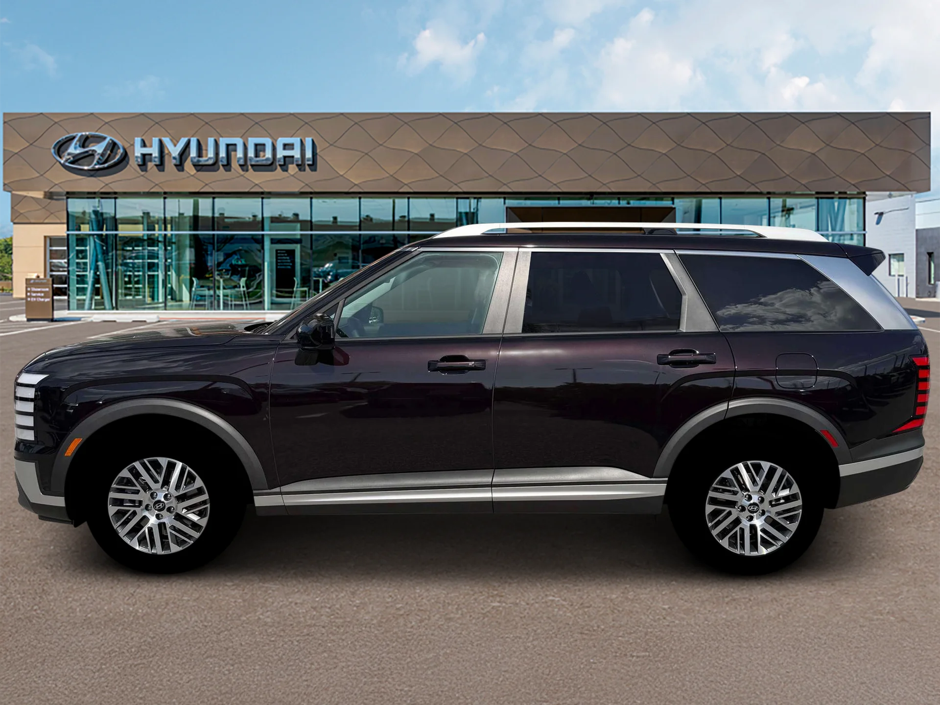 New 2026 Galaxy Maroon Pearl Hyundai SEL image 2
