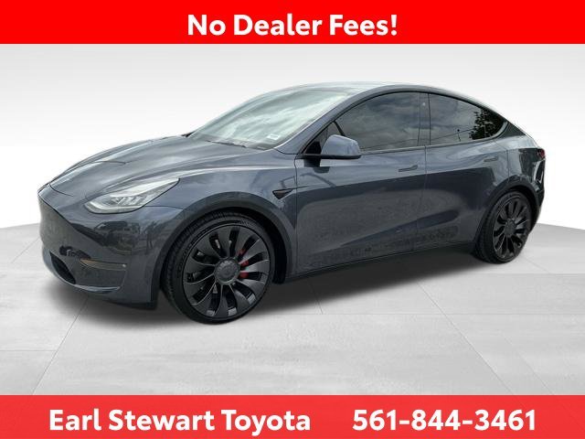 Used 2020 Gray Tesla Performance image 8