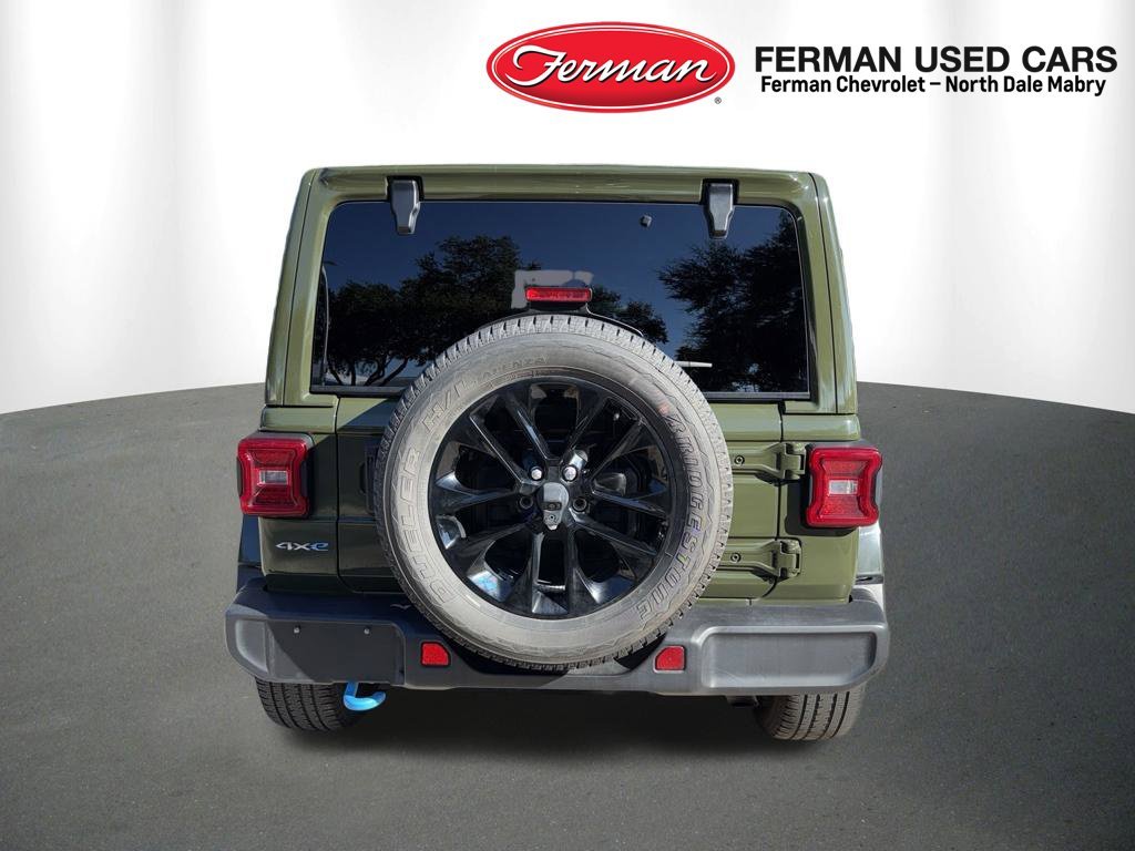 Used 2023 Green Jeep Sahara 4xe image 2