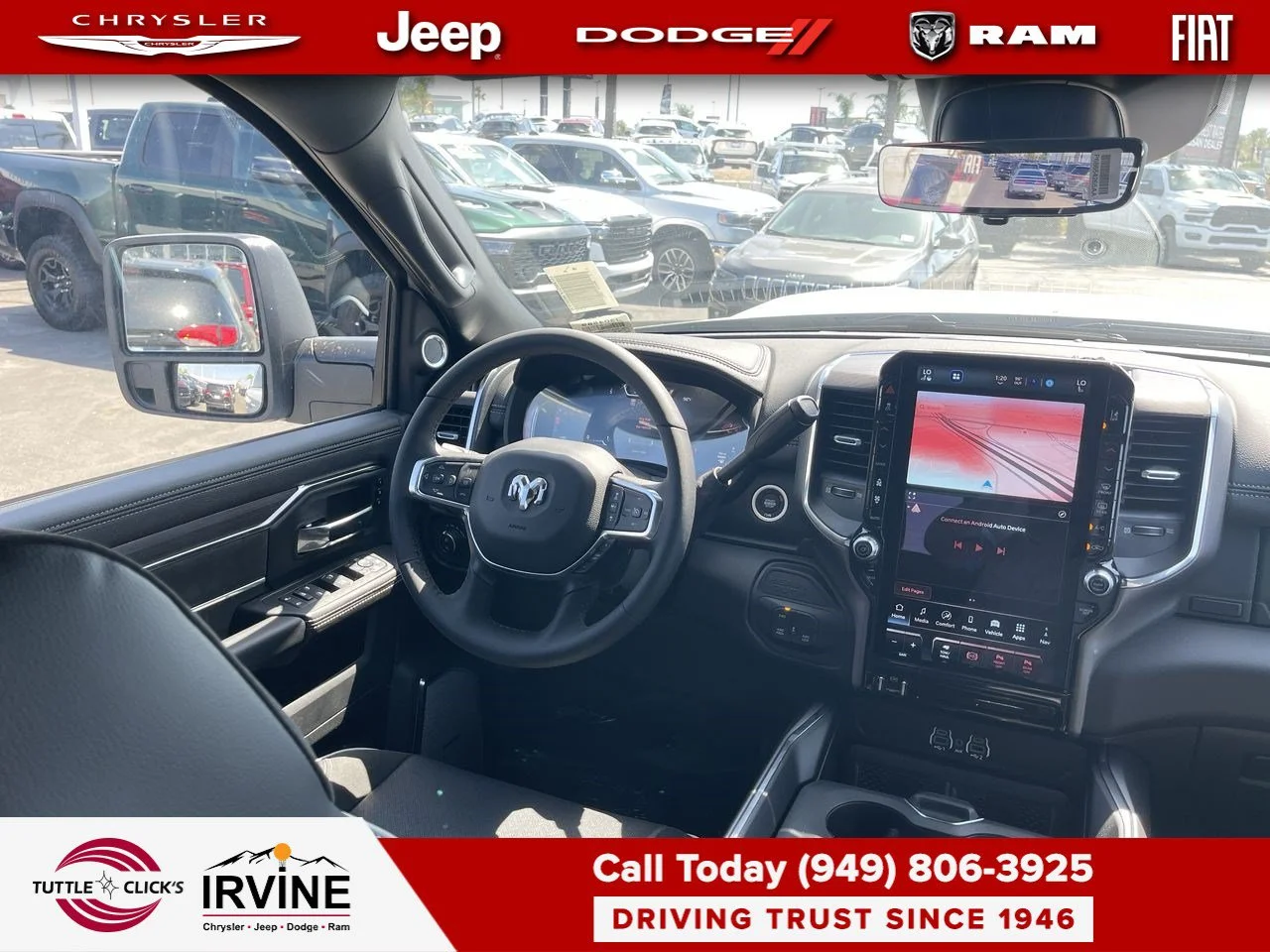 New 2026 Bright White Clear-Coat Exterior Paint RAM Laramie image 7
