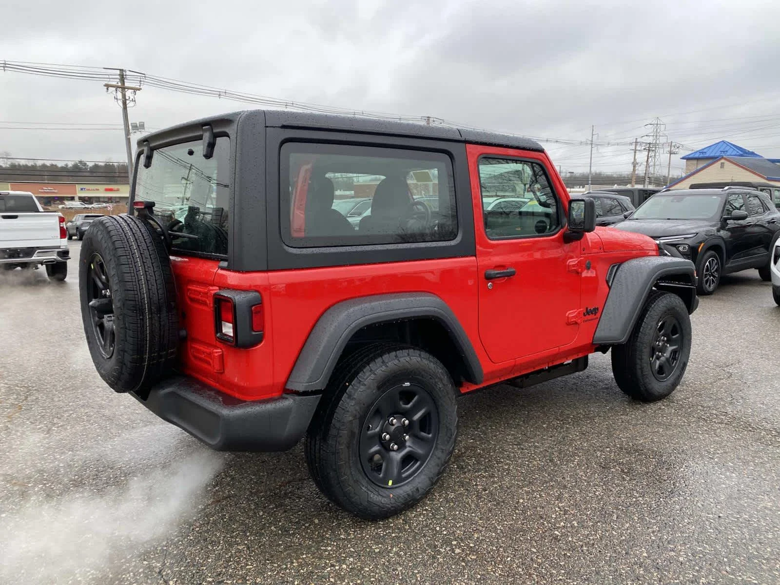 New 2026 Firecracker Red Clearcoat Jeep Sport image 3