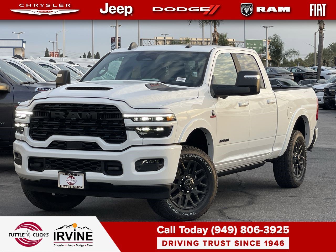 New 2026 Bright White Clear-Coat Exterior Paint RAM Limited image 1