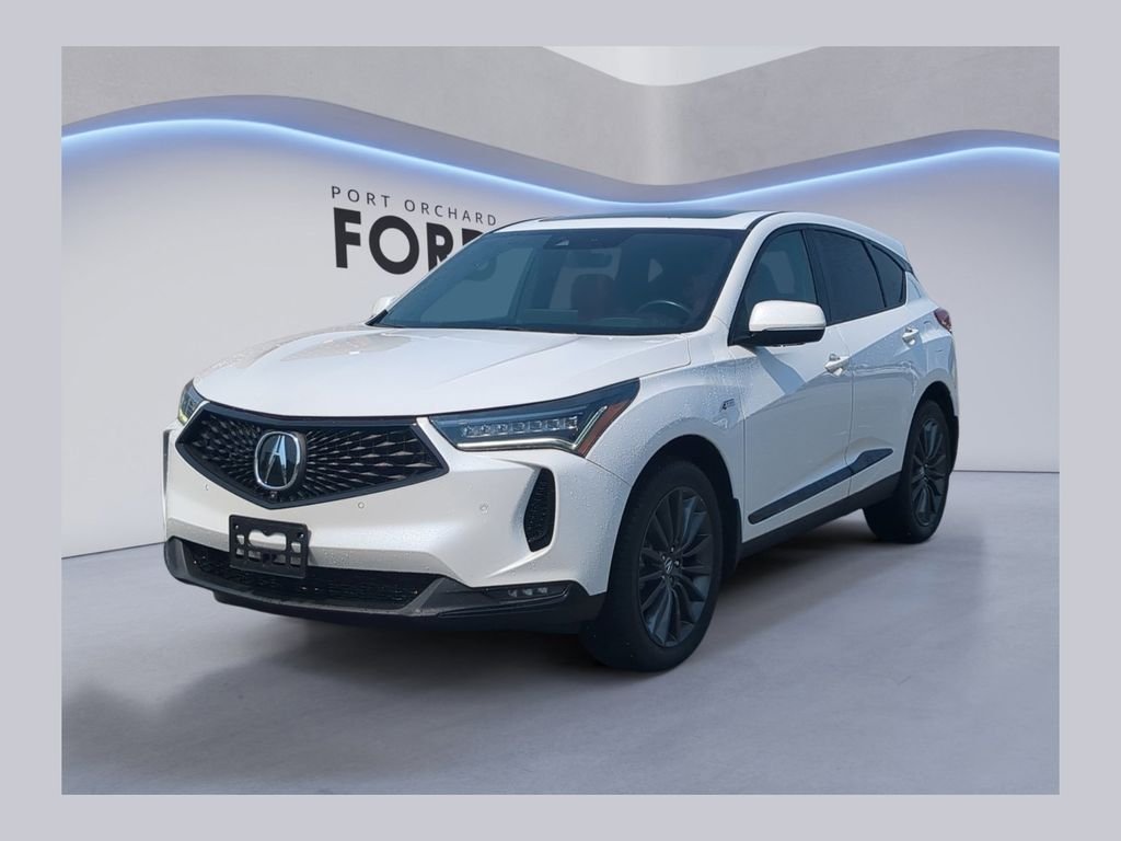 Used 2022 Platinum White Pearl Acura A-Spec Advance Package image 1