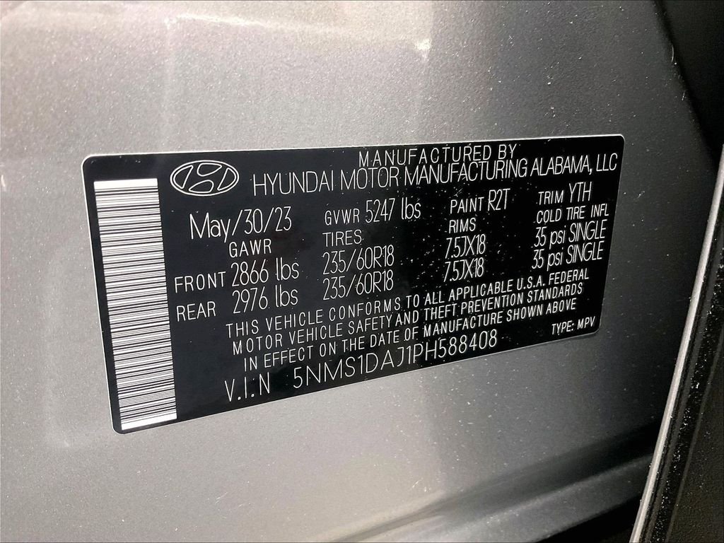 Used 2023 Silver Hyundai SE image 36