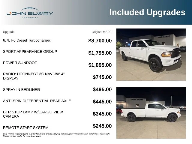 Used 2017 Bright White Clearcoat Ram Laramie image 4