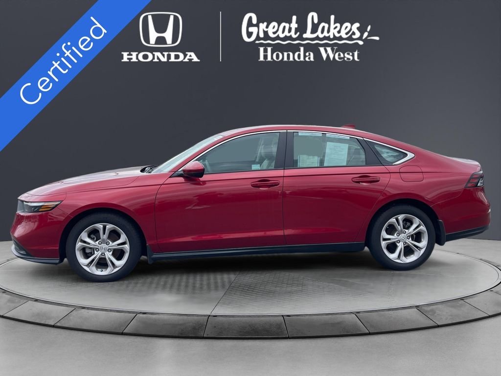 Certified Used 2025 Radiant Red Metallic Honda LX image 2