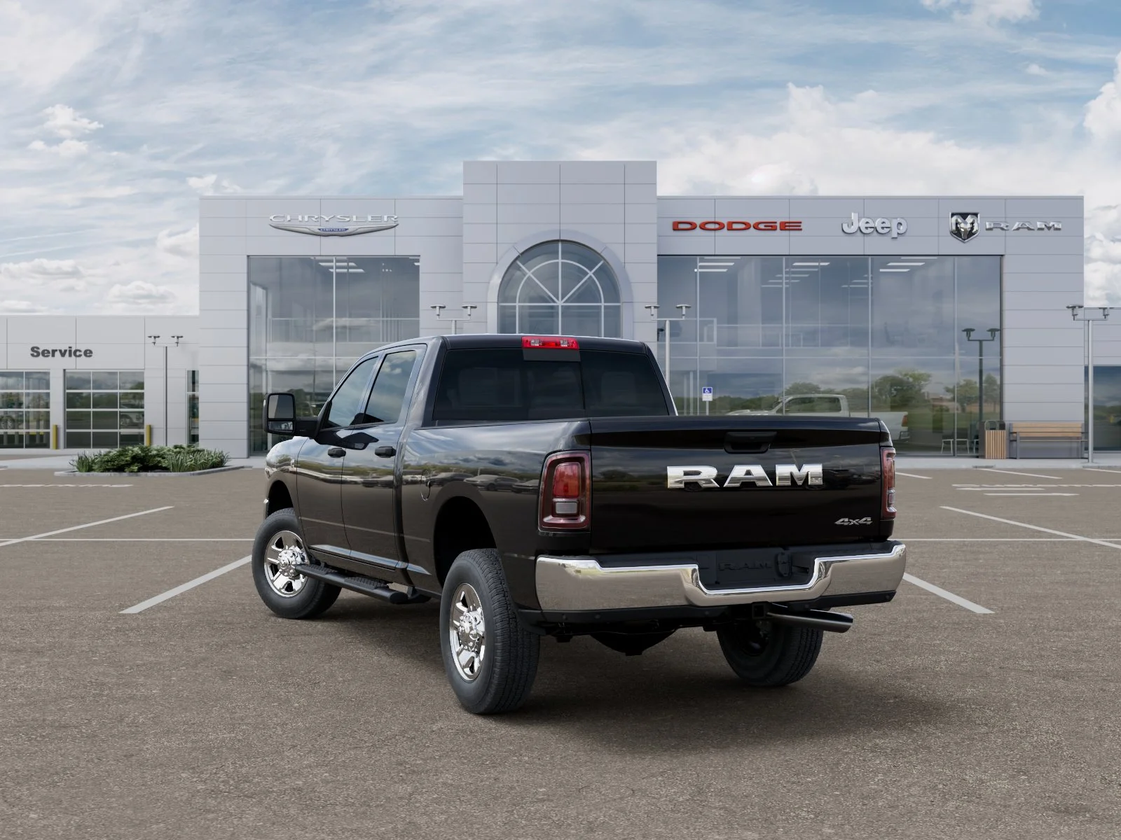 New 2026 Diamond Black Crystal Pearlcoat RAM Tradesman image 47