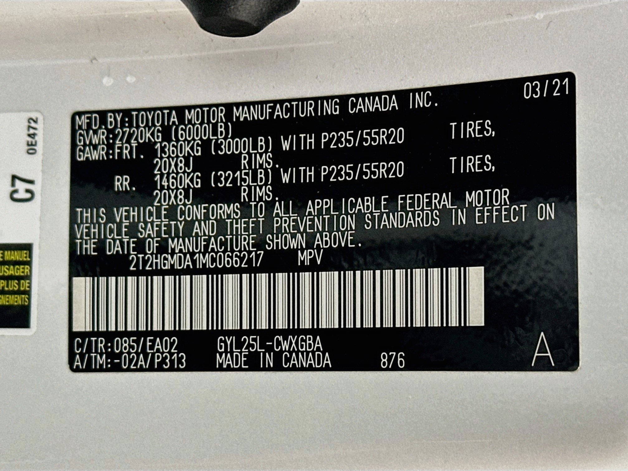 Certified Used 2021 White Pearl Lexus 450h image 32