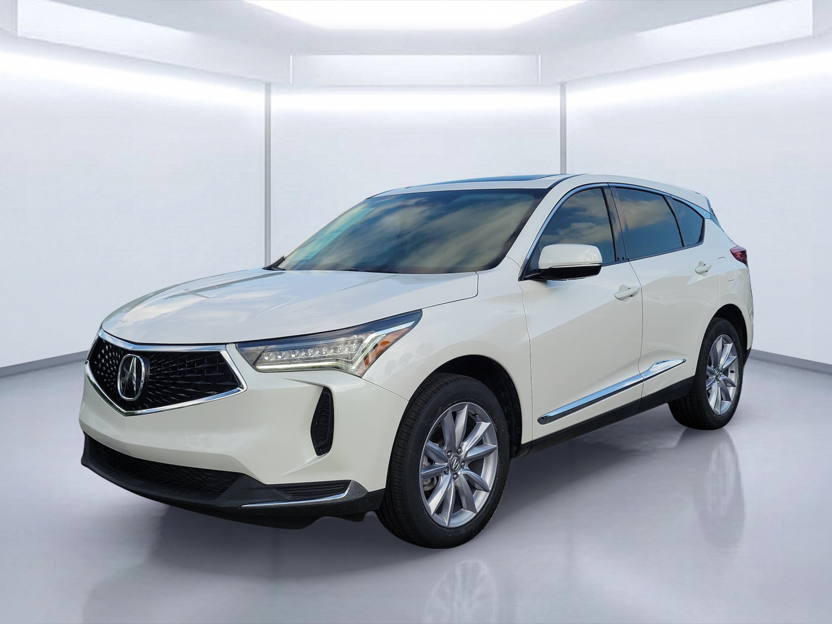 Used 2024 Platinum White Pearl Acura Base SH-AWD image 2
