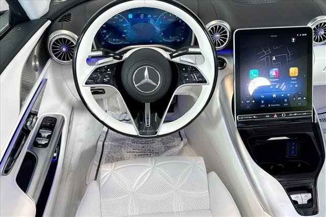 New 2026 MANUFAKTUR moonlight white magno (White Ambiance) Mercedes-Benz Maybach SL 680 Monogram Series image 45