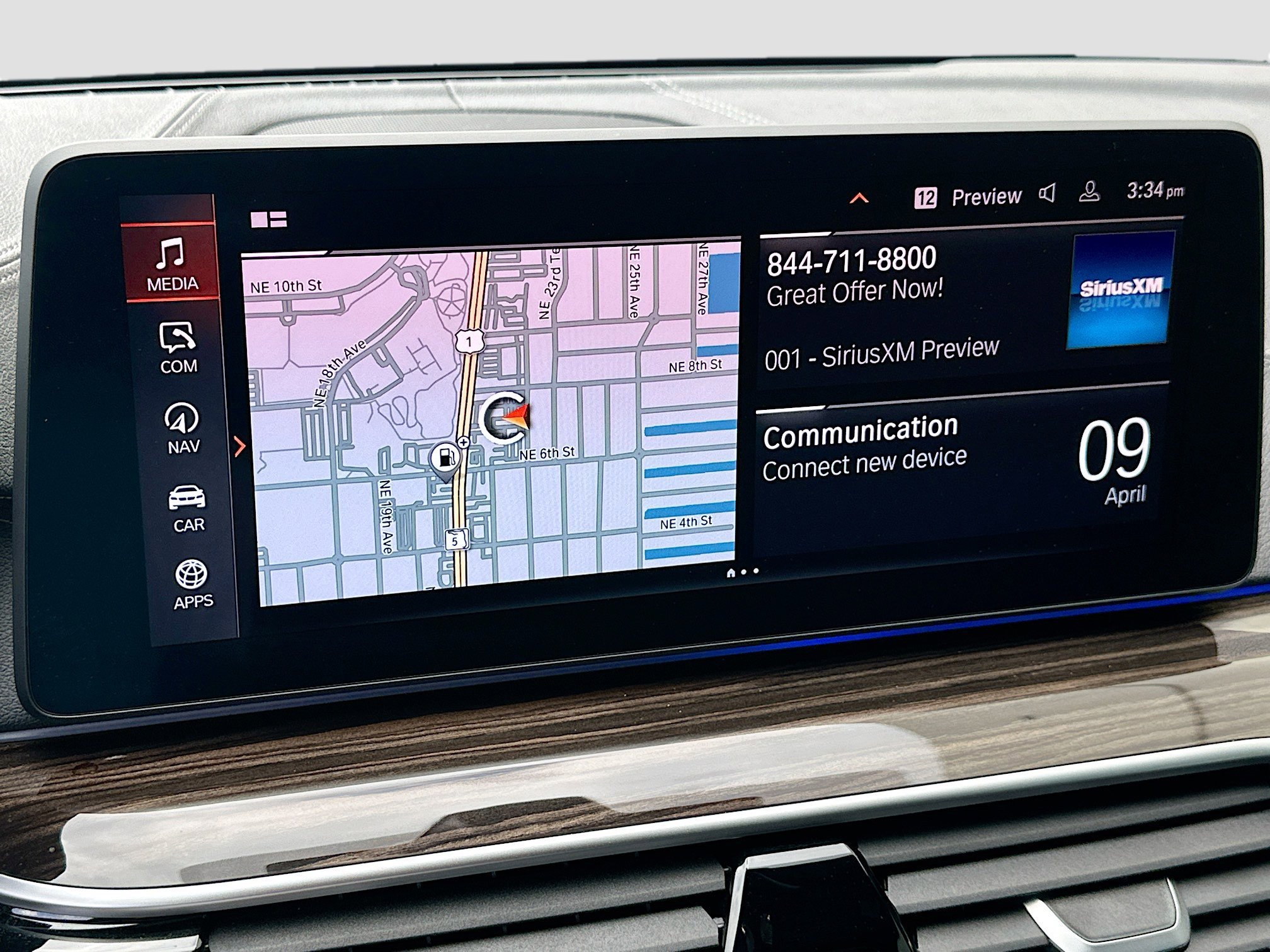 Used 2023 Black Sapphire Metallic BMW M550i xDrive image 12