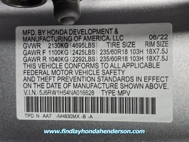 Certified Used 2022 Lunar Silver Metallic Honda EX image 47