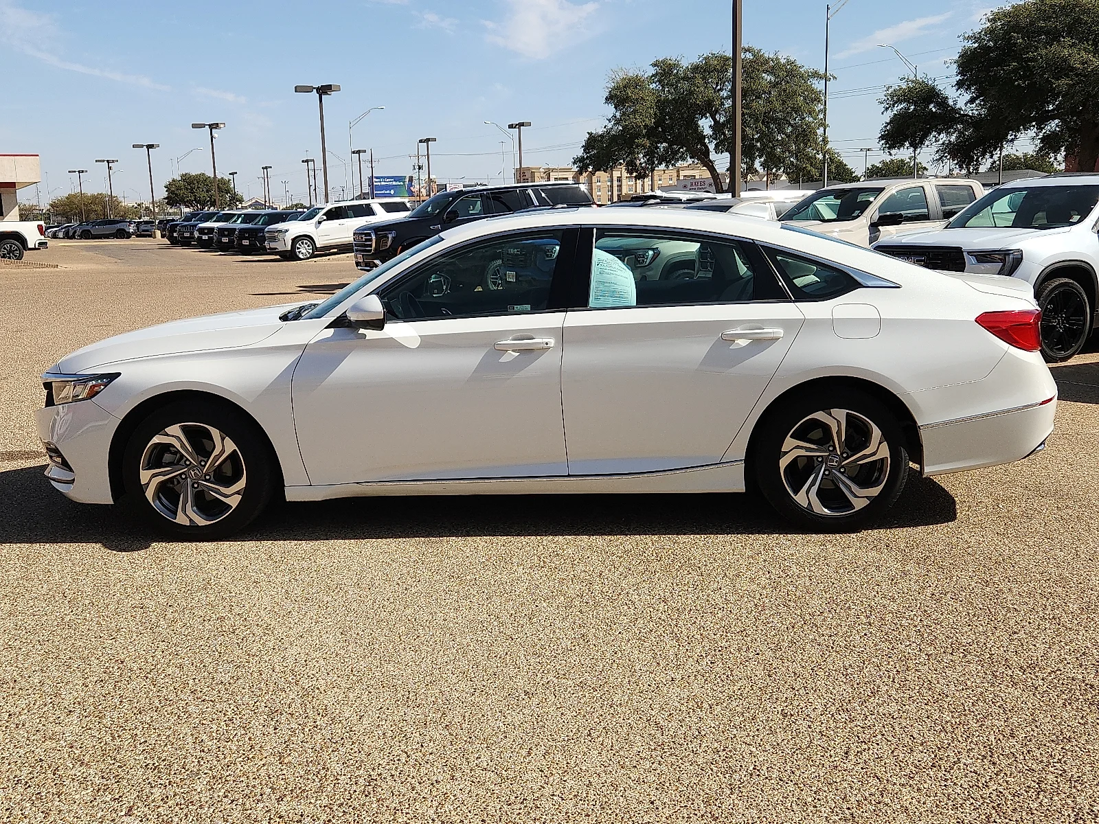 Used 2019 Platinum White Pearl Honda EX image 2
