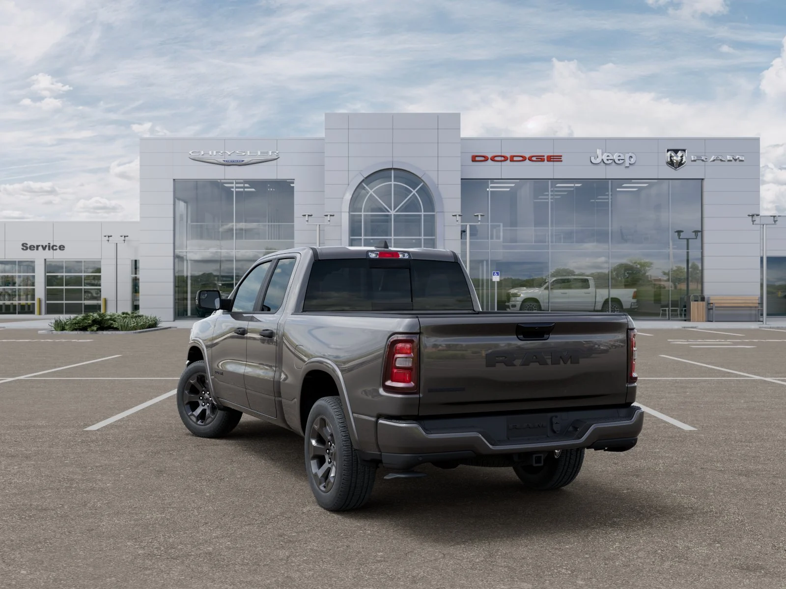 New 2026 Granite Crystal Metallic Clear-Coat Exterior Paint RAM Big Horn/Lone Star image 3