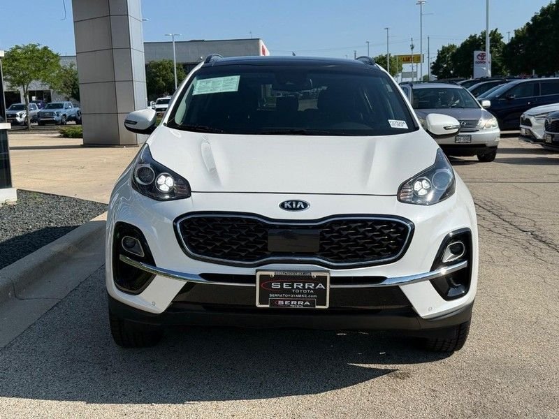 Used 2021 Snow White Pearl Kia EX image 8