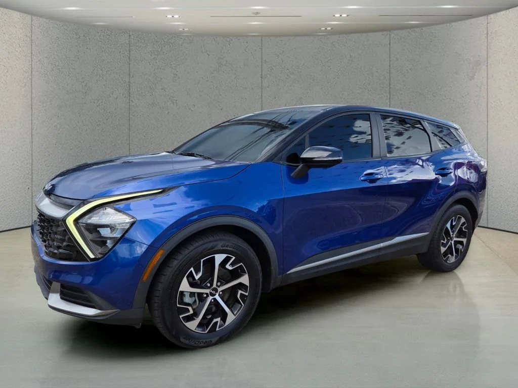 Used 2023 Blue Kia EX image 9