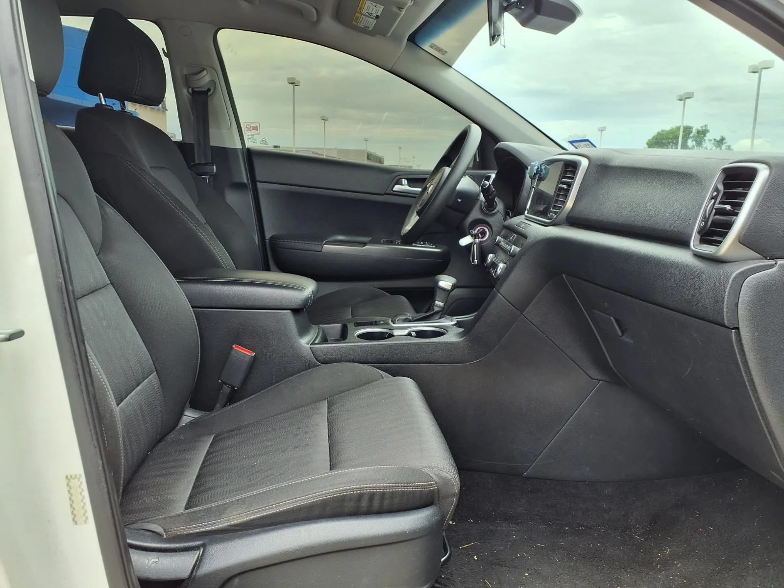 Used 2021 White Kia LX image 13
