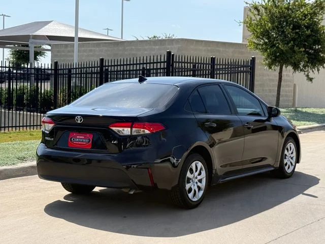 Certified Used 2023 MIDNIGHT BLACK METAL Toyota LE image 4