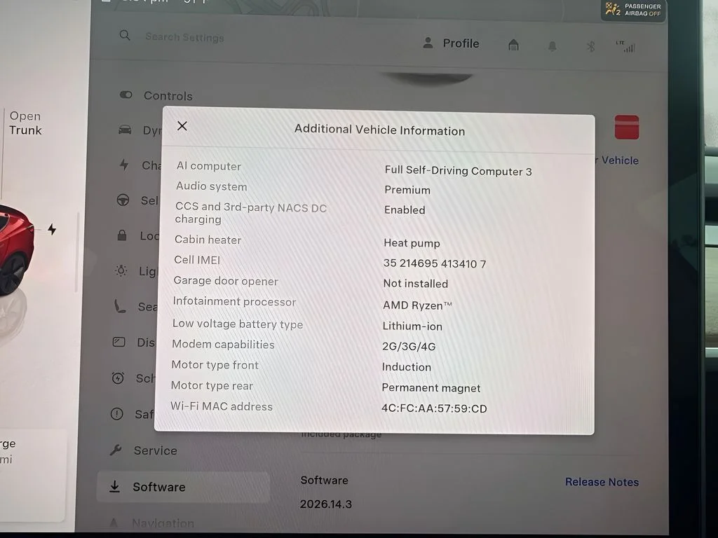 Used 2022 Red Tesla Long Range image 13
