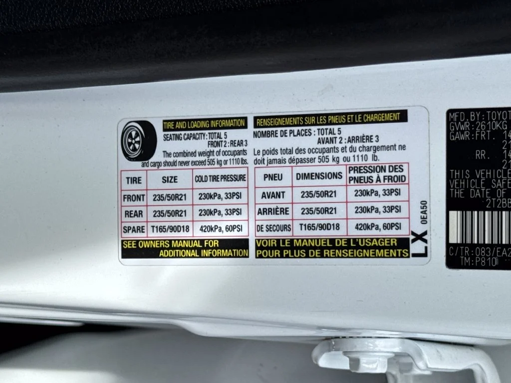 Used 2025 White Lexus 350h F SPORT Design image 46