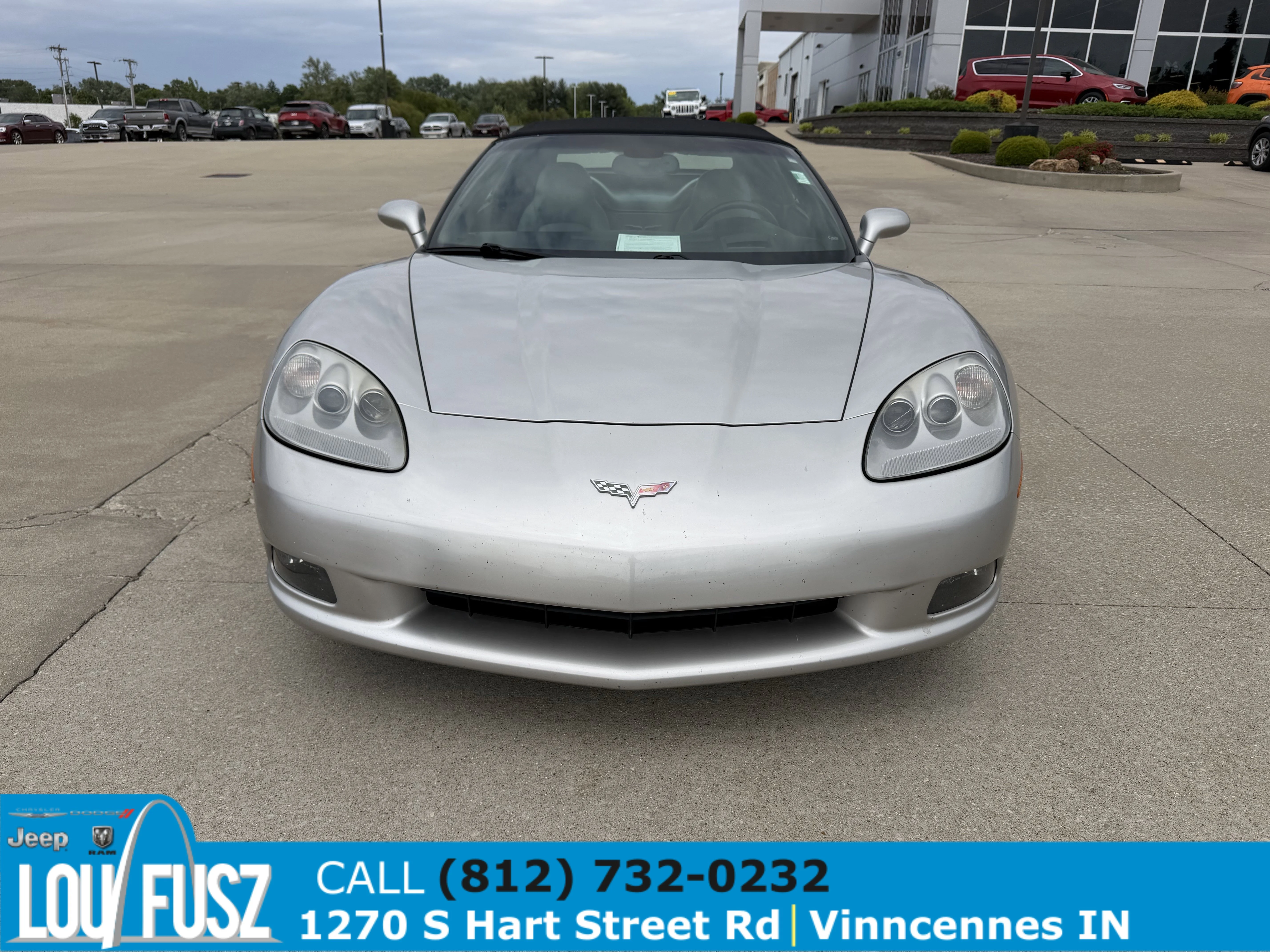 Used 2006 Chevrolet Corvette Base with VIN 1G1YY36UX65123297 for sale in Vincennes, IN