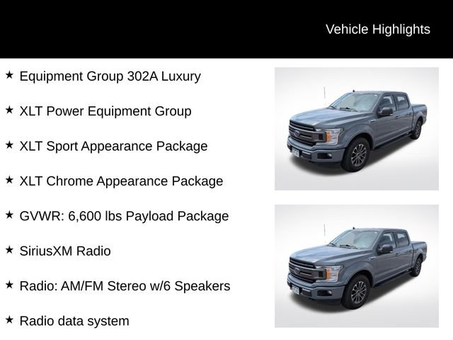 Used 2019 Abyss Gray Metallic Ford XLT image 8