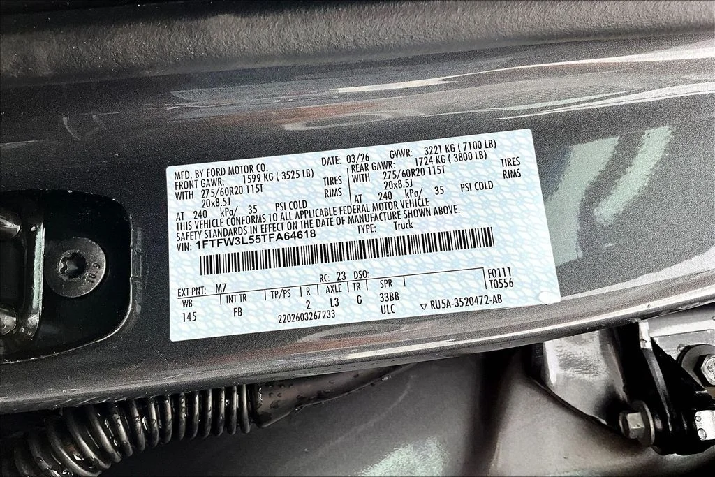 New 2026 Carbonized Gray Metallic Ford XLT image 8