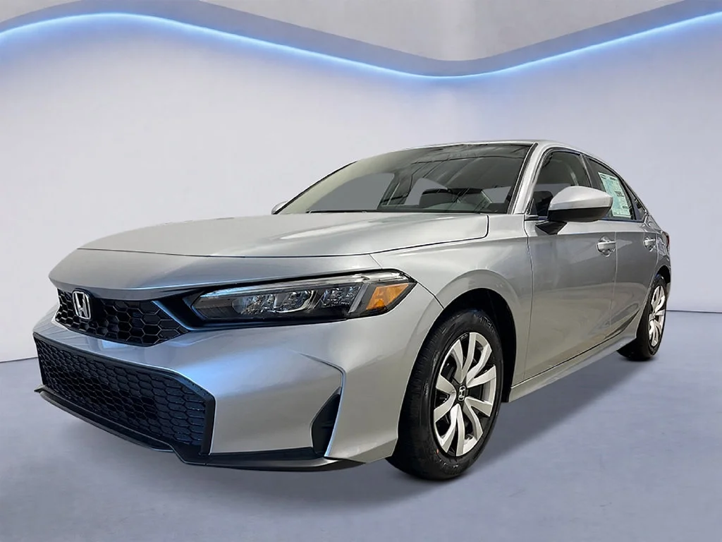 New 2026 Solar Silver Metallic Honda LX image 1