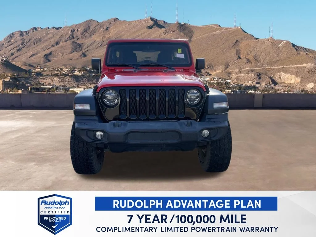 Used 2020 Red Clearcoat Jeep Unlimited Sport image 9