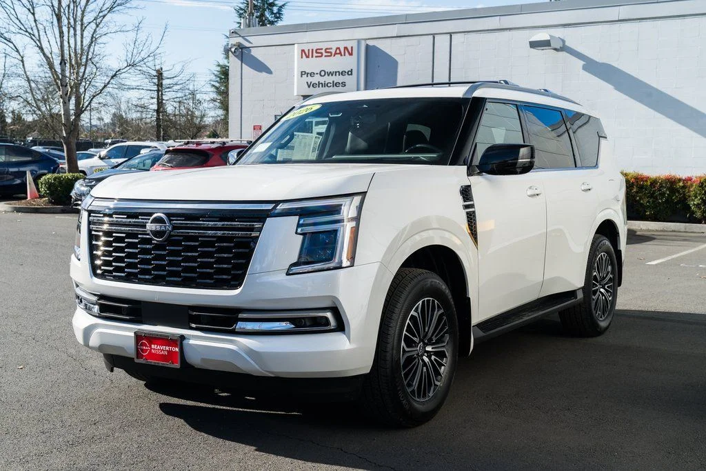 New 2026 Aspen White TriCoat Nissan Platinum image 3