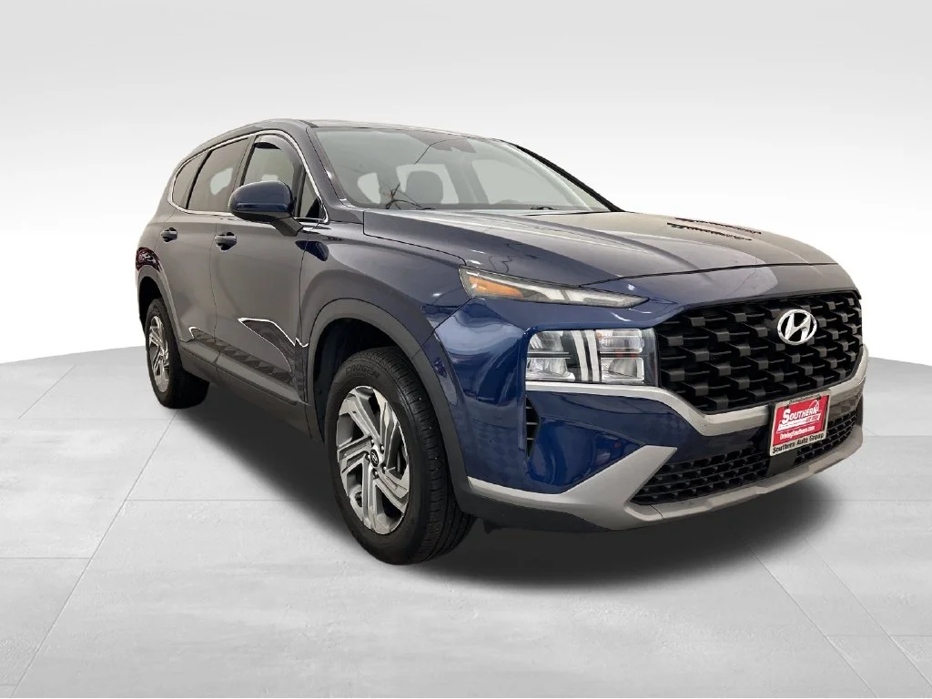 Used 2021 Blue Hyundai SE image 8