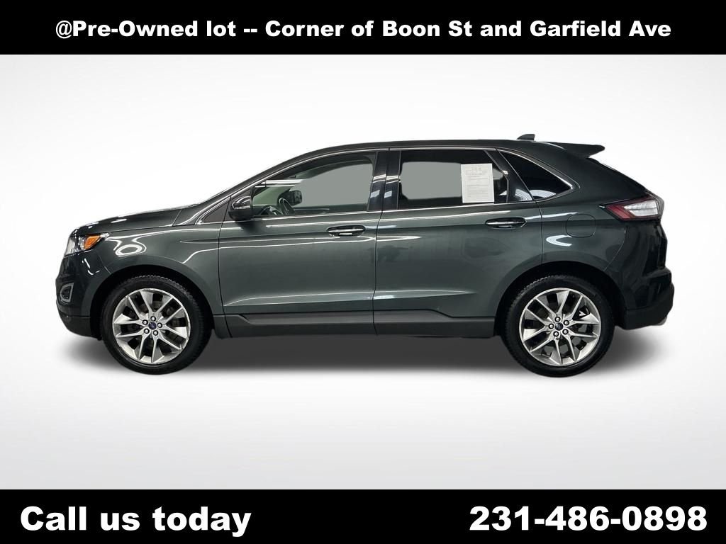 Used 2015 Ford Edge Titanium with VIN 2FMTK4K89FBB38270 for sale in Traverse City, MI