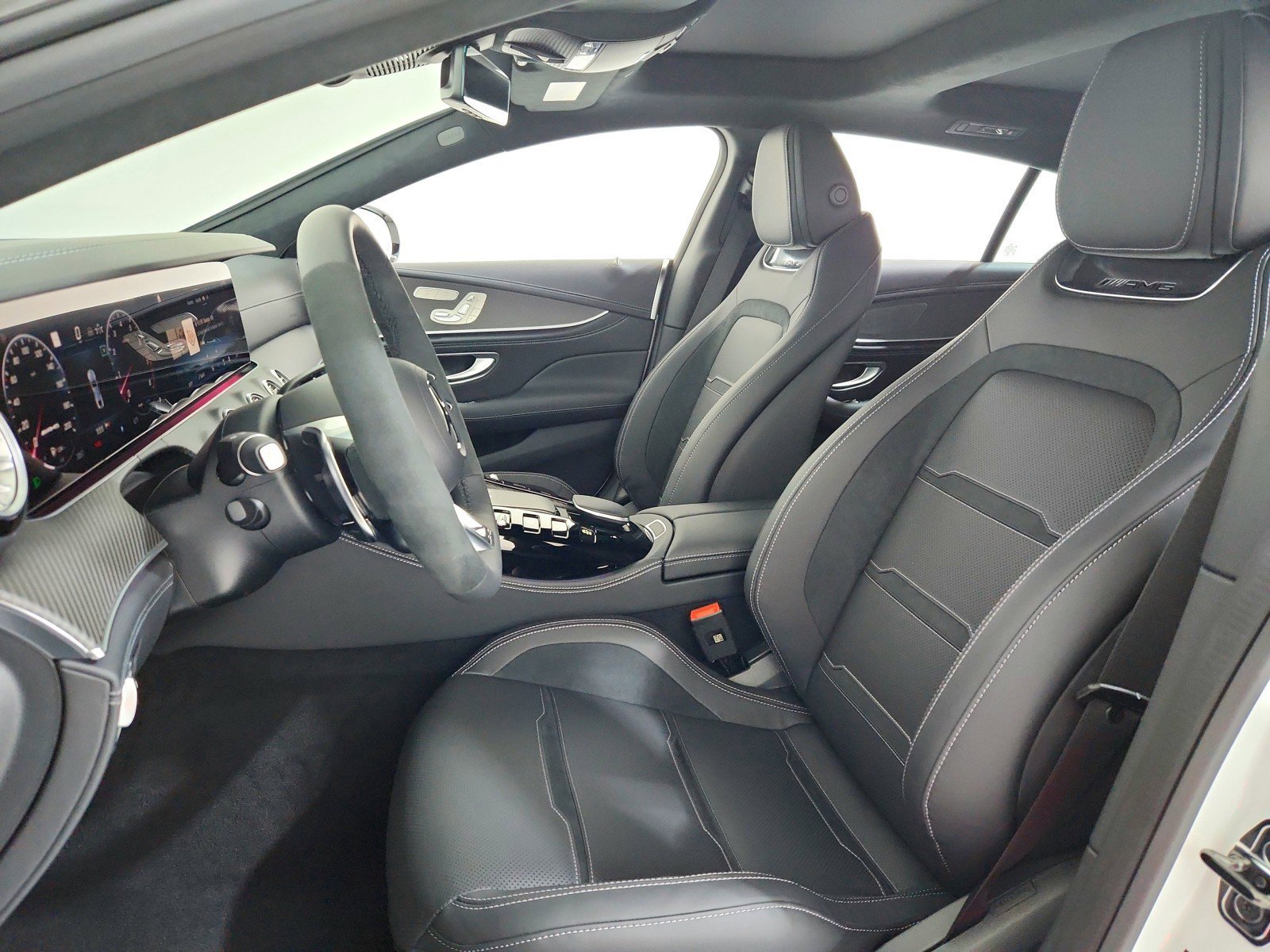 New 2026 MANUFAKTUR Moonlight White Metallic Mercedes-Benz AMG® GT 43 4-Door Coupe image 32