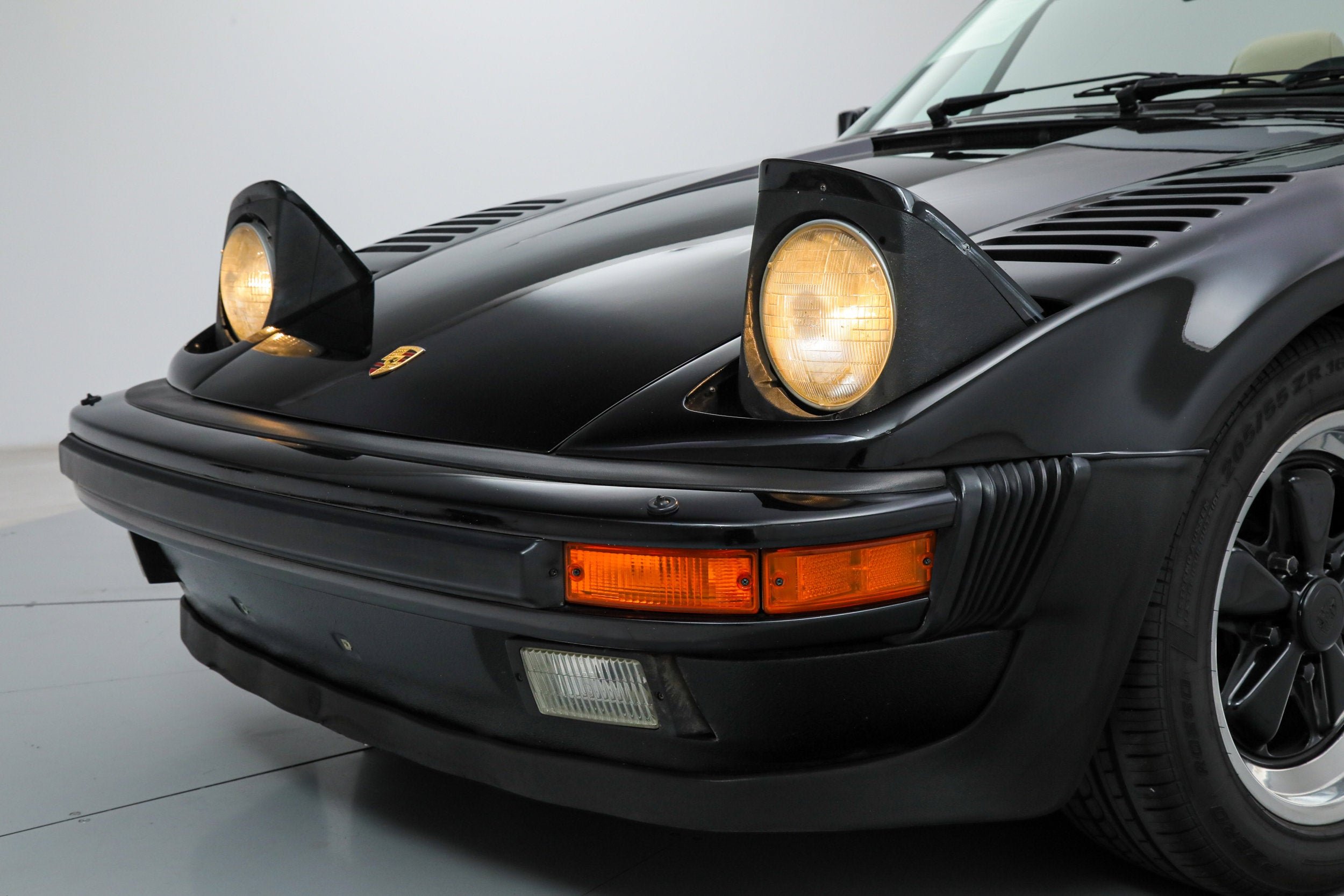 Used 1989 Black Porsche Turbo Cabriolet Slantnose image 32