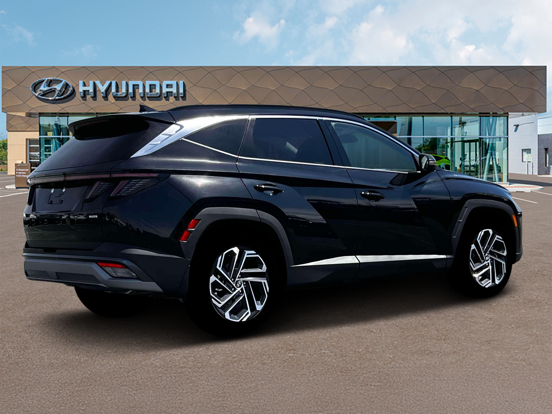 New 2026 Phantom Black Hyundai Limited AWD image 8