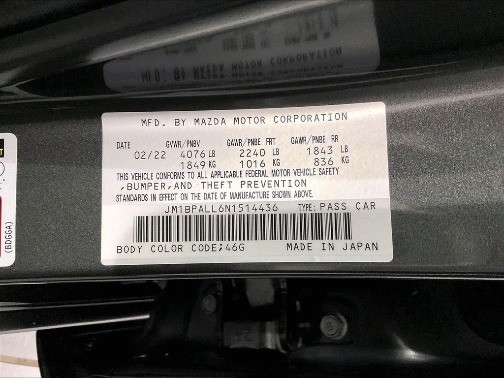 Used 2022 Machine Gray Metallic Mazda Preferred image 35