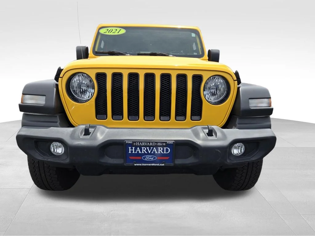 Certified Used 2021 Baja Yellow Clearcoat Jeep Unlimited Sport Altitude image 41