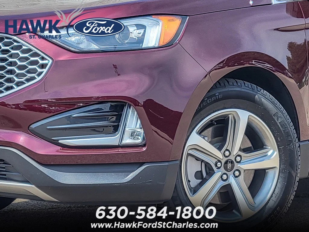 Certified Used 2023 Burgundy Ford SEL image 2