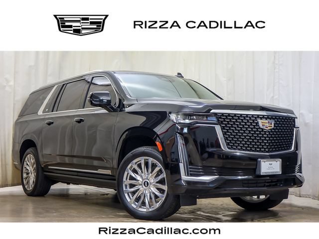 Used 2021 Black Cadillac Premium Luxury image 1