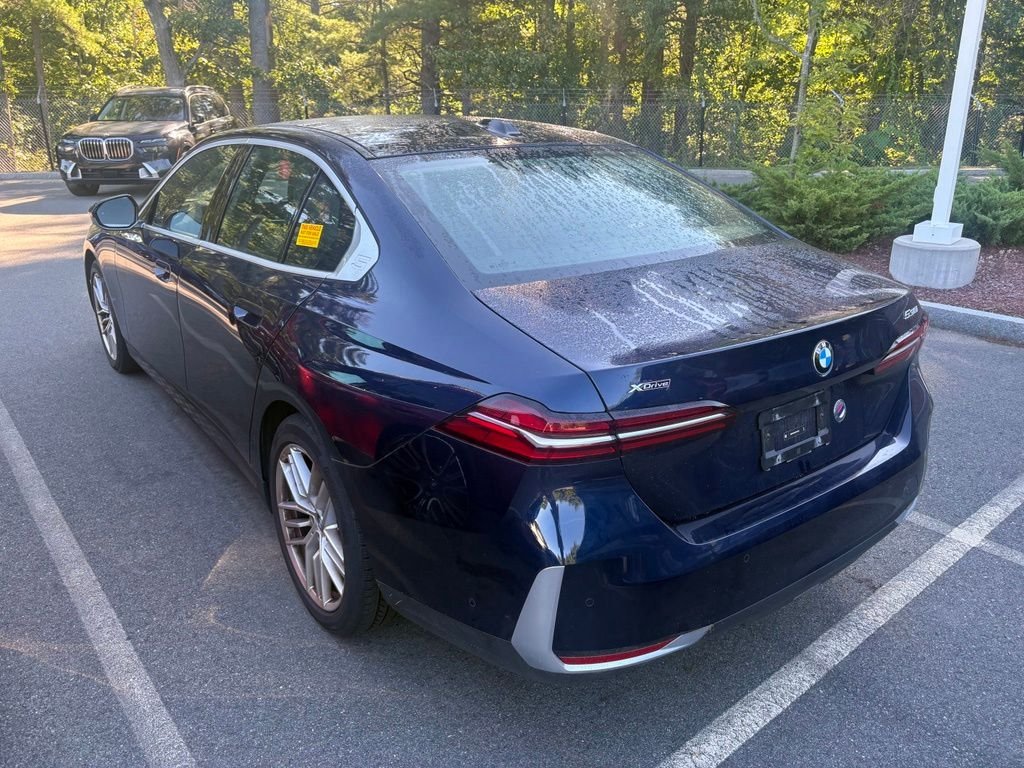 Certified Used 2024 Tanzanite Blue II Metallic BMW 530i xDrive image 3