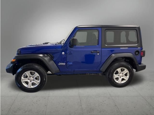 Used 2020 Ocean Blue Metallic Clearcoat Jeep Sport S image 2