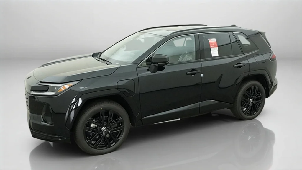 New 2026 Midnight Black Metallic Toyota XSE image 3