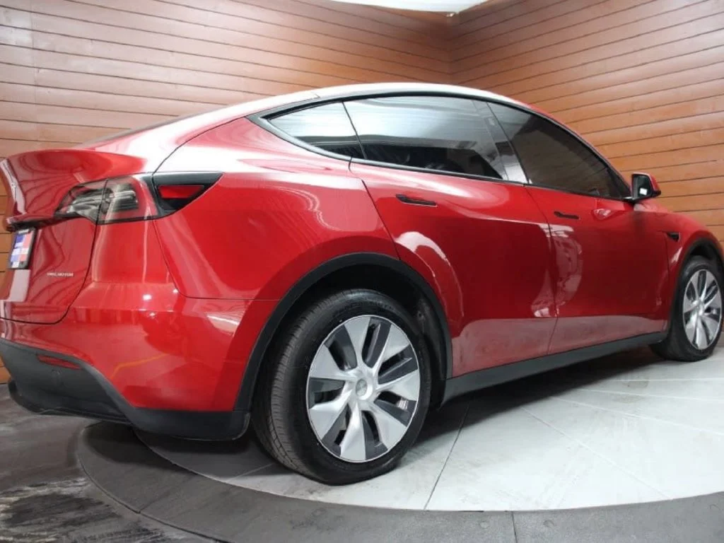 Used 2023 Red Multi-Coat Tesla Long Range image 4