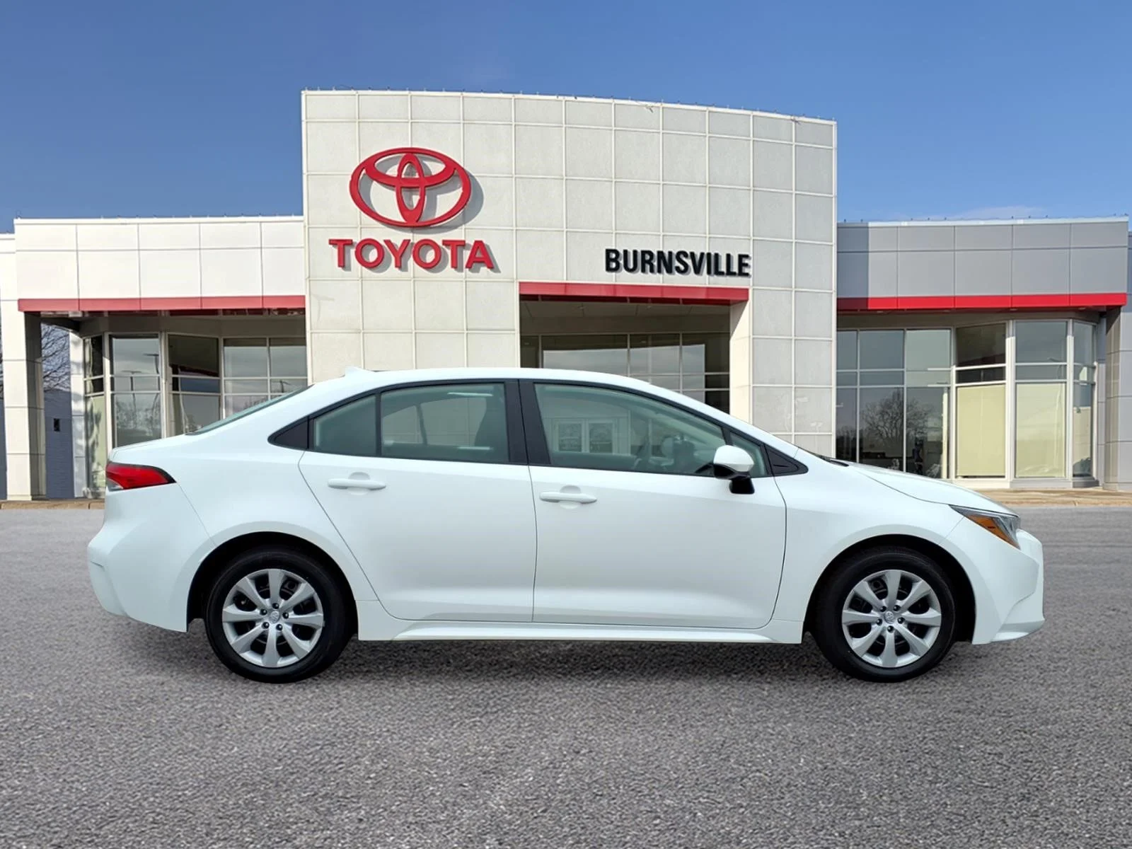 Certified 2025 Toyota Corolla LE with VIN 5YFB4MDE8SP258379 for sale in Burnsville, Minnesota