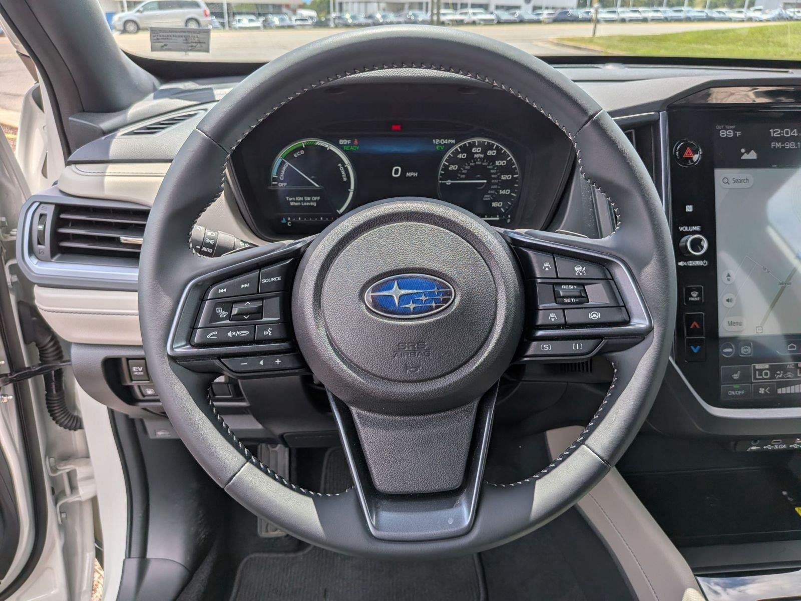 Used 2025 Crystal White Pearl Subaru Limited Hybrid image 19