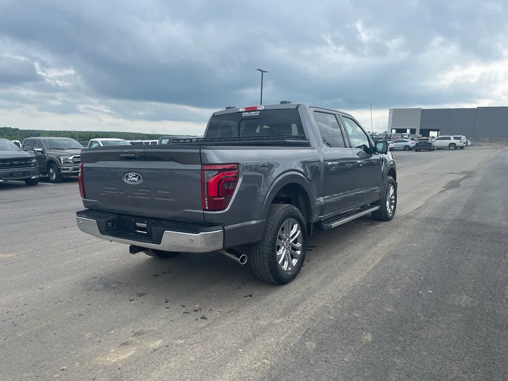 Used 2024 Carbonized Gray Metallic Ford LARIAT image 3