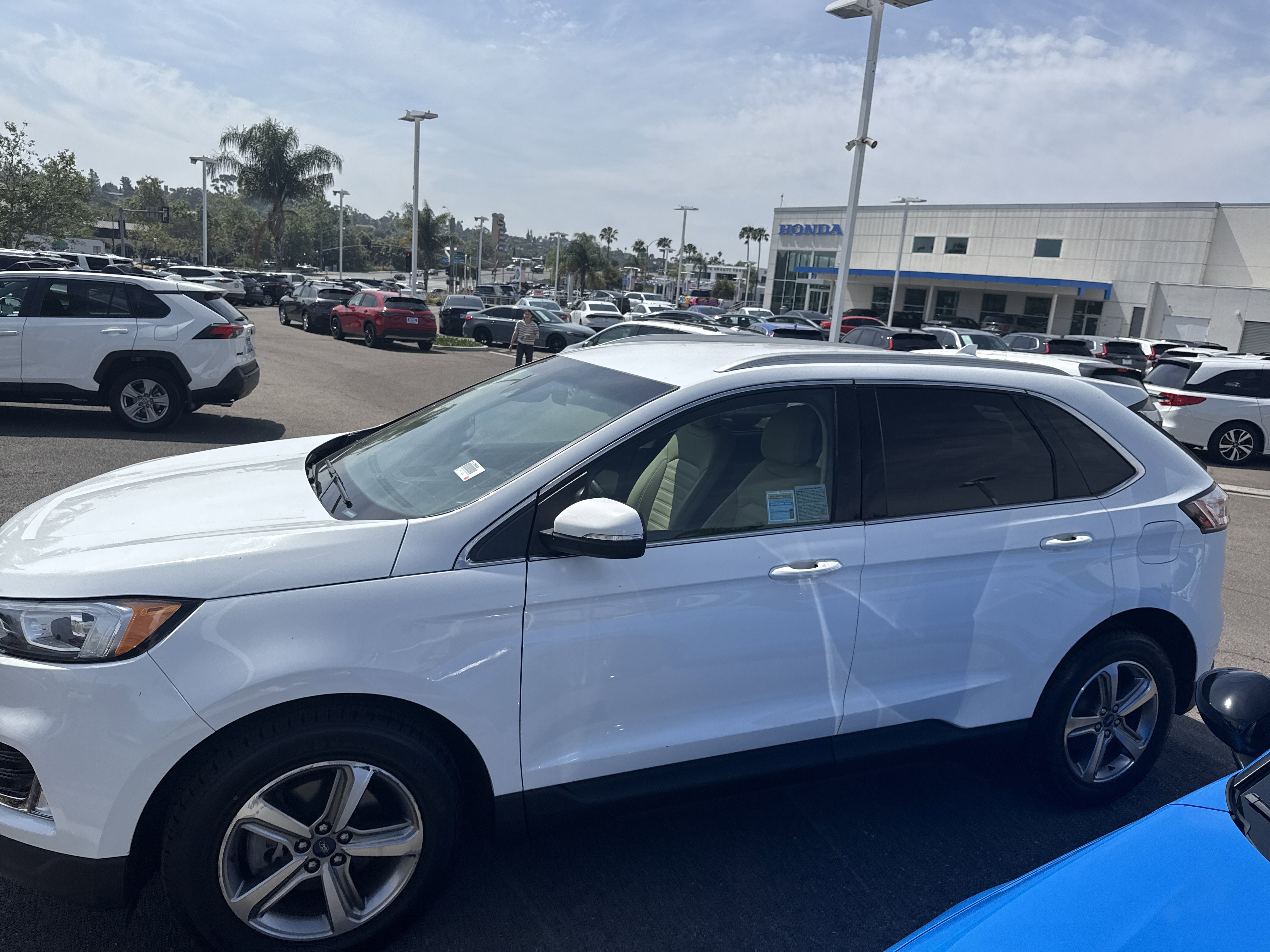 Used 2019 Ford Edge SEL with VIN 2FMPK3J91KBB04310 for sale in Vista, CA