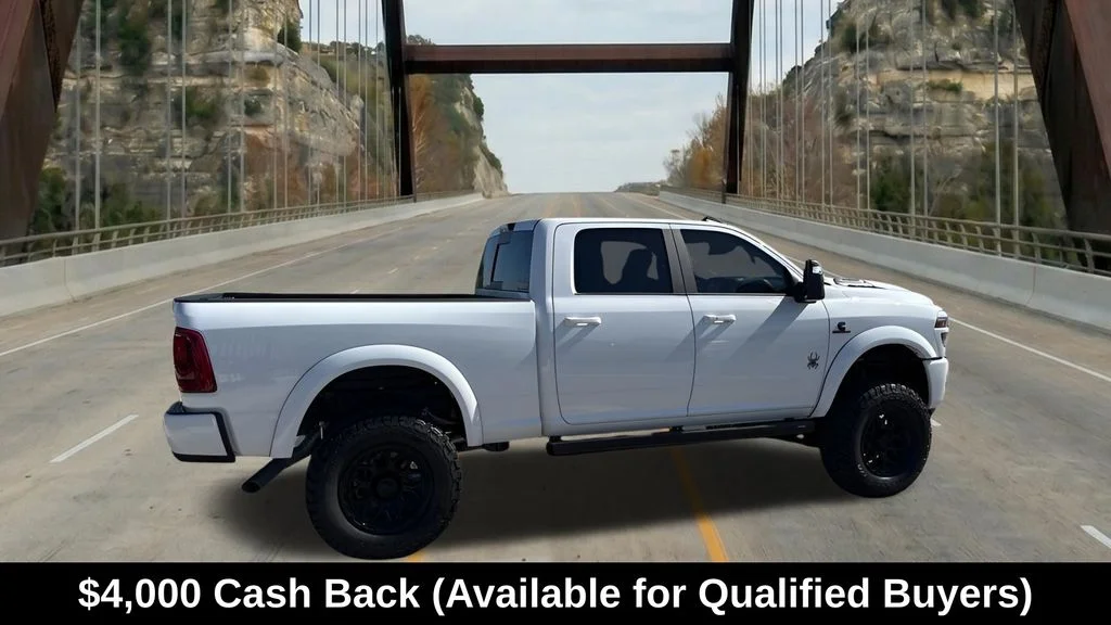 New 2026 Bright White Clear-Coat Exterior Paint RAM Laramie image 10
