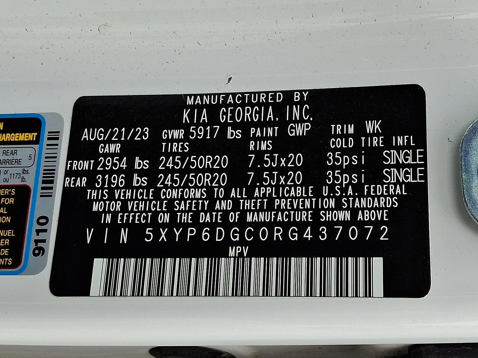 Certified Used 2024 White Kia S image 28